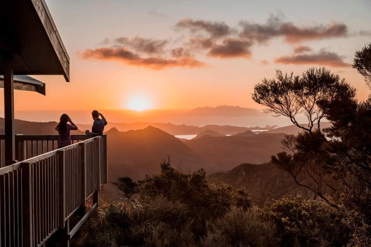 DOC hut with a view